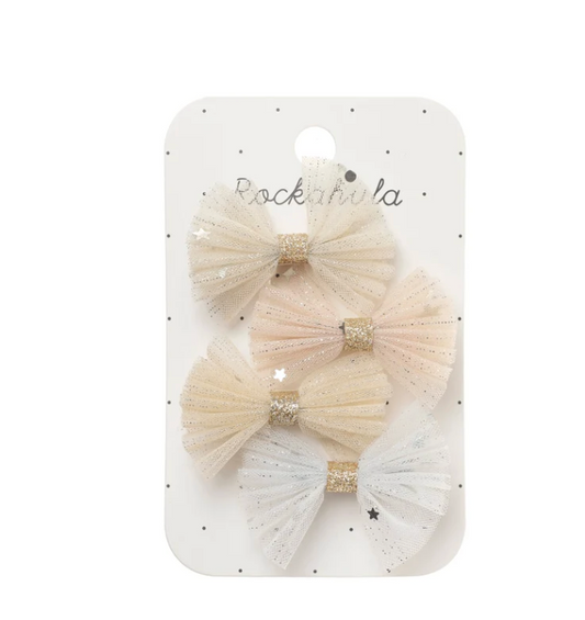 Clips - Shimmer Tulle Mini Bow