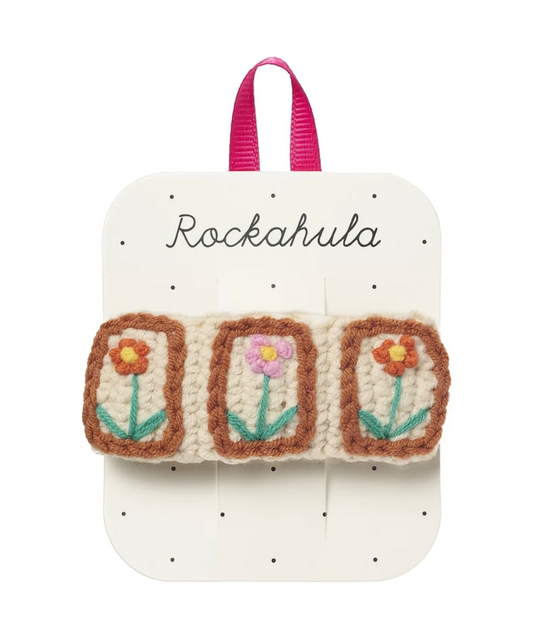 Clips - Cottage Floral Crochet Barette