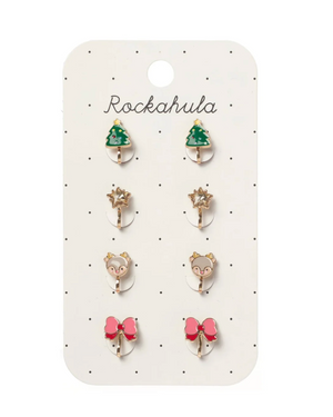 Clip On Earrings - Jolly Christmas