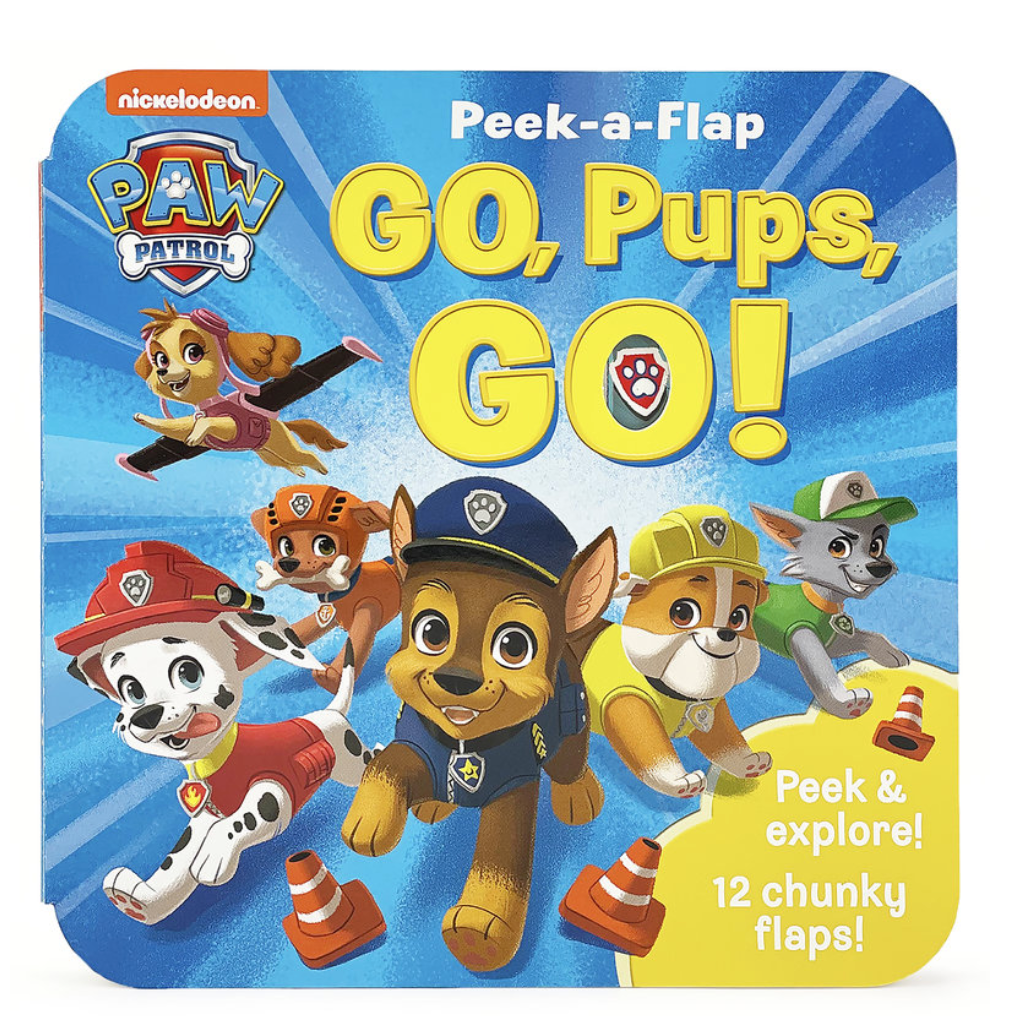 Peek-a-Flap Go, Pups, Go!
