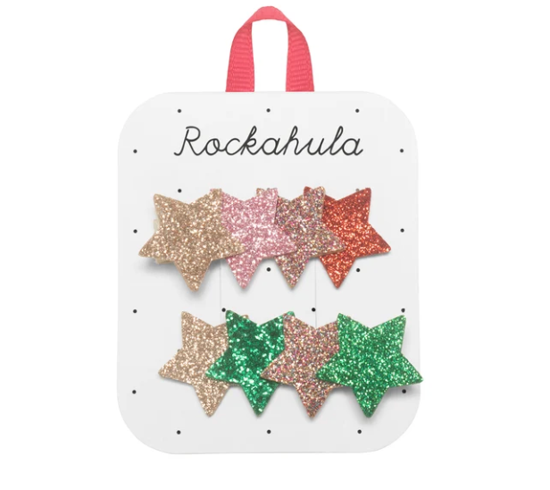 Clips - Jolly Glitter Stars