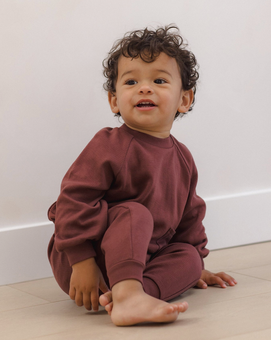 Pocket Sweatshirt - Dark Cherry