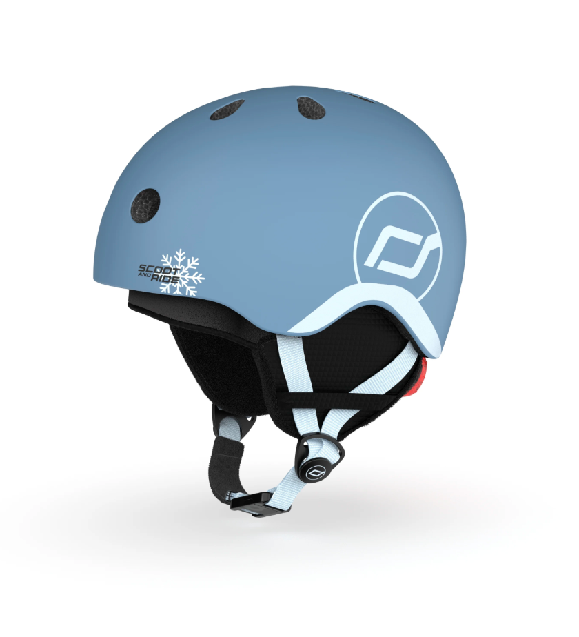 Scoot & Ride Ski Helmet - Steel