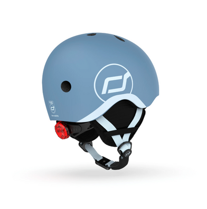 Scoot & Ride Ski Helmet - Steel