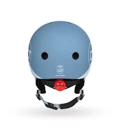 Scoot & Ride Ski Helmet - Steel