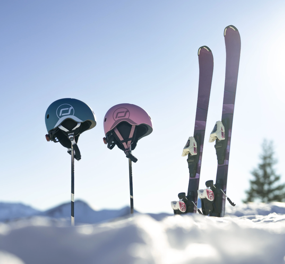 Scoot & Ride Ski Helmet - Steel
