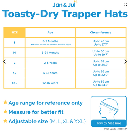 Toasty-Dry Trapper Hat - Dusty Blue