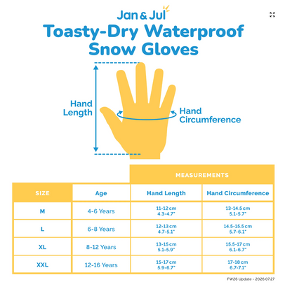 Toasty-Dry Waterproof Snow Gloves - Dark Plum