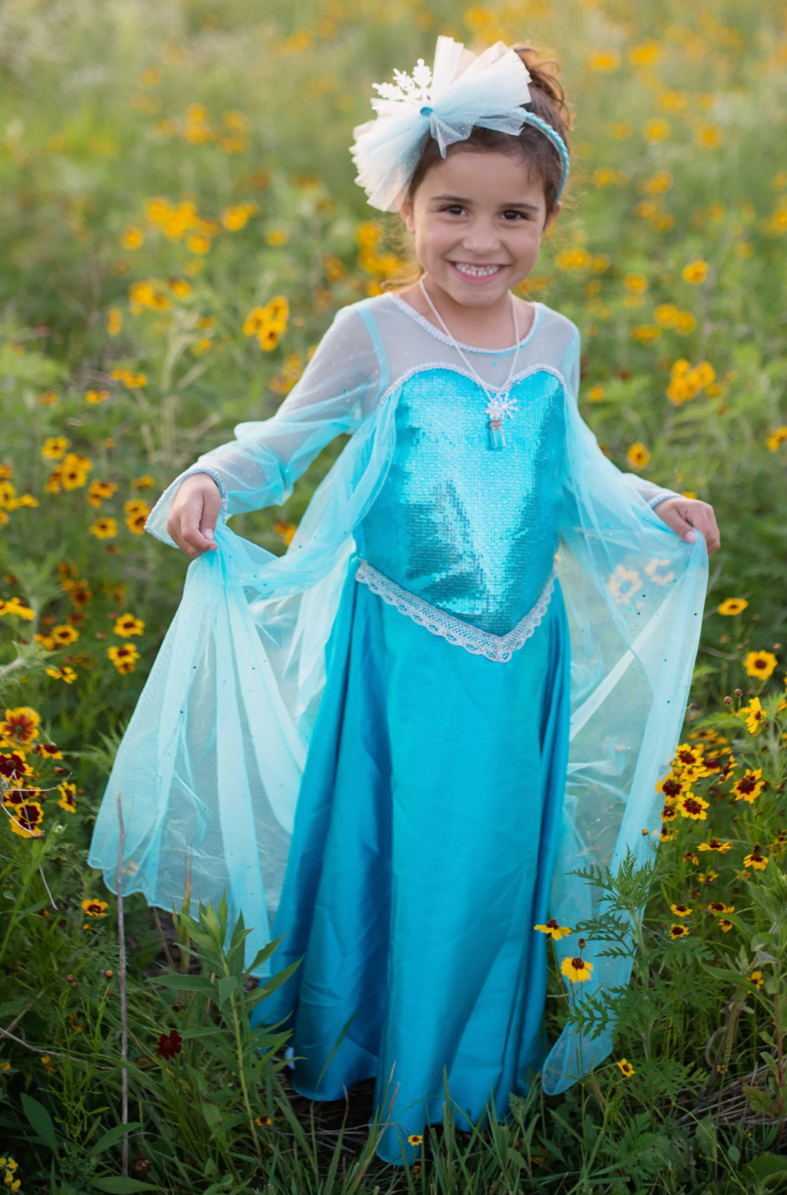 Fairytale Princess Dress - Ice Queen with Cape