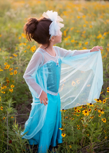 Fairytale Princess Dress - Ice Queen with Cape
