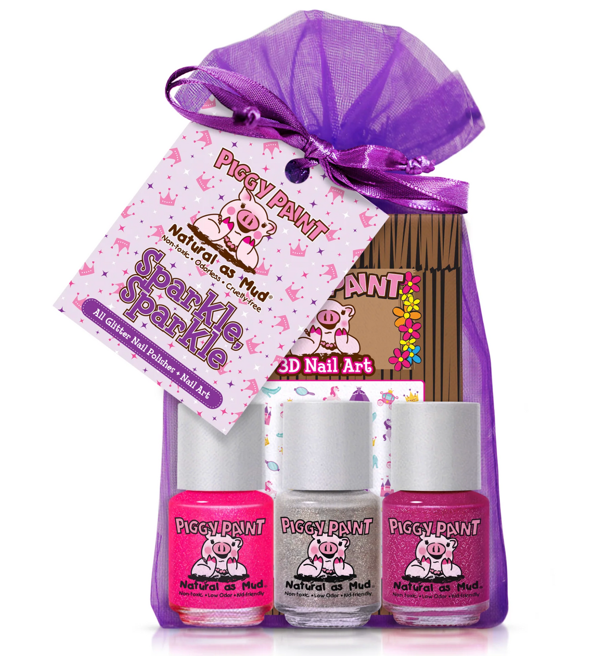 Nail Polish Gift Set| Piggy Paint - Sparkle, Sparkle