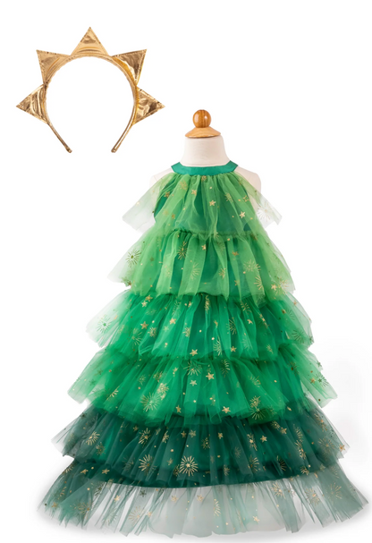 Christmas Tree Dress & Headband