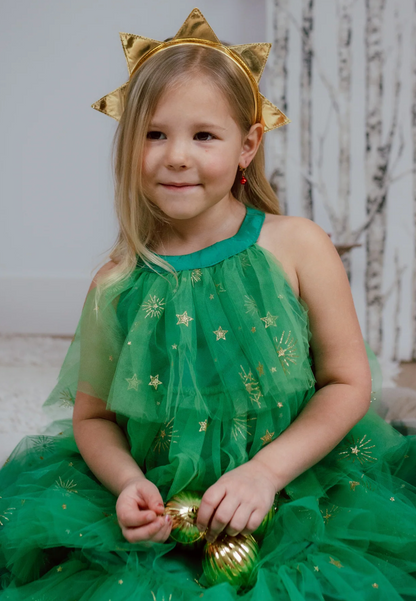 Christmas Tree Dress & Headband