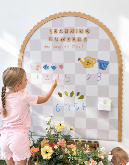 Wooden Magnetic Letters