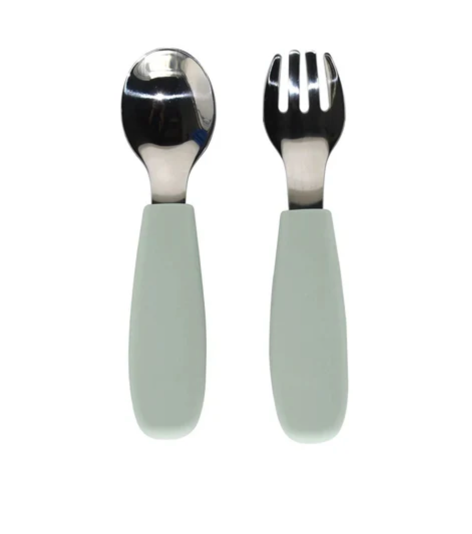 Toddler Cutlery Set - Leaf