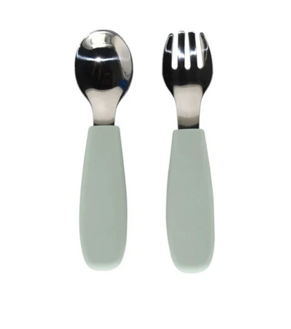 Toddler Cutlery Set - Leaf