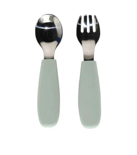 Toddler Cutlery Set - Leaf