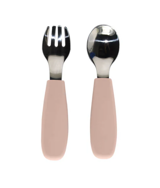 Toddler Cutlery Set - Soft Blush