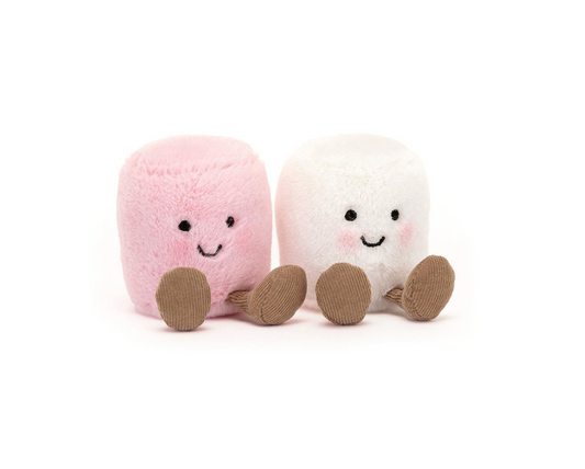 Jellycat Pink and White Marshmallows