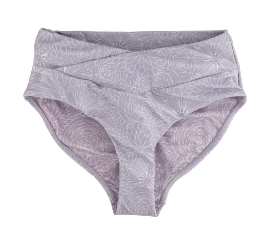 Women's Mid Rise Cross Front Bottoms - The Lily