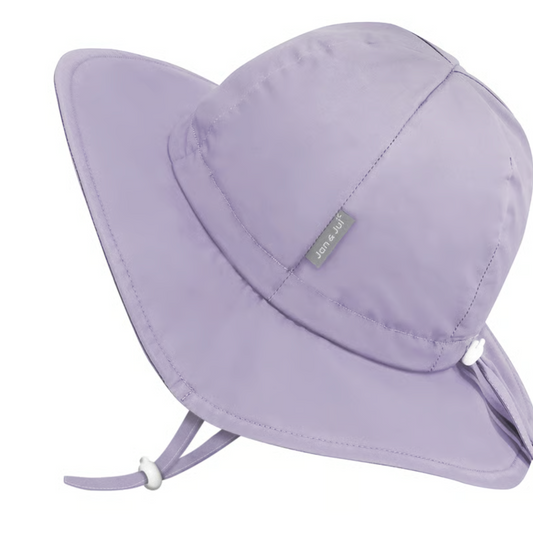 Cotton Floppy Hat - Dusty Purple