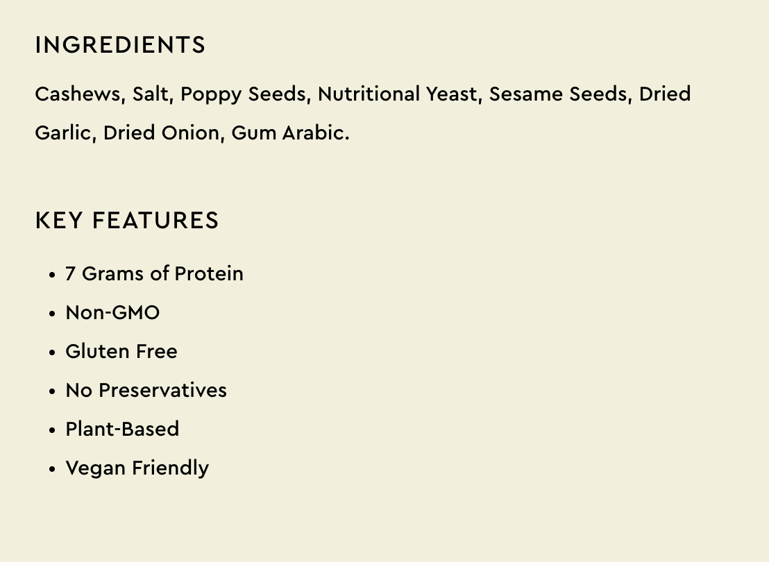 Everything Bagel Cashews 40g