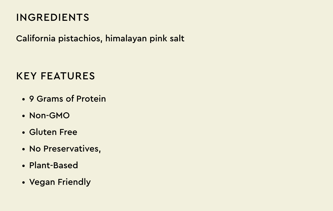 Dry Roasted Himalayan Salt Pistachios 40g