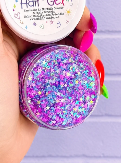 Glittery Hair Gel