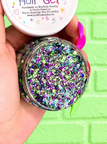 Glittery Hair Gel