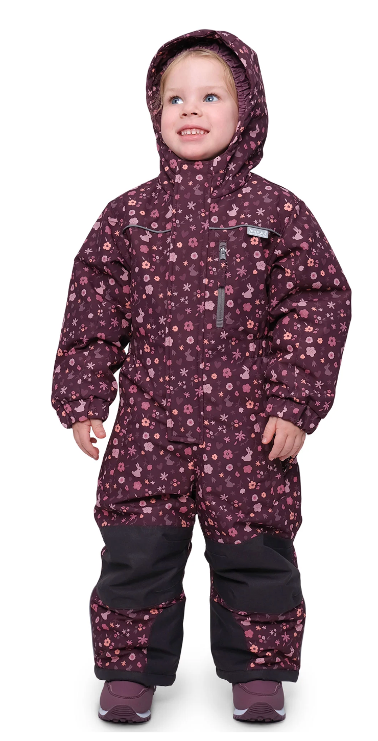 Kids Waterproof Snow Suit - Bunny Blooms