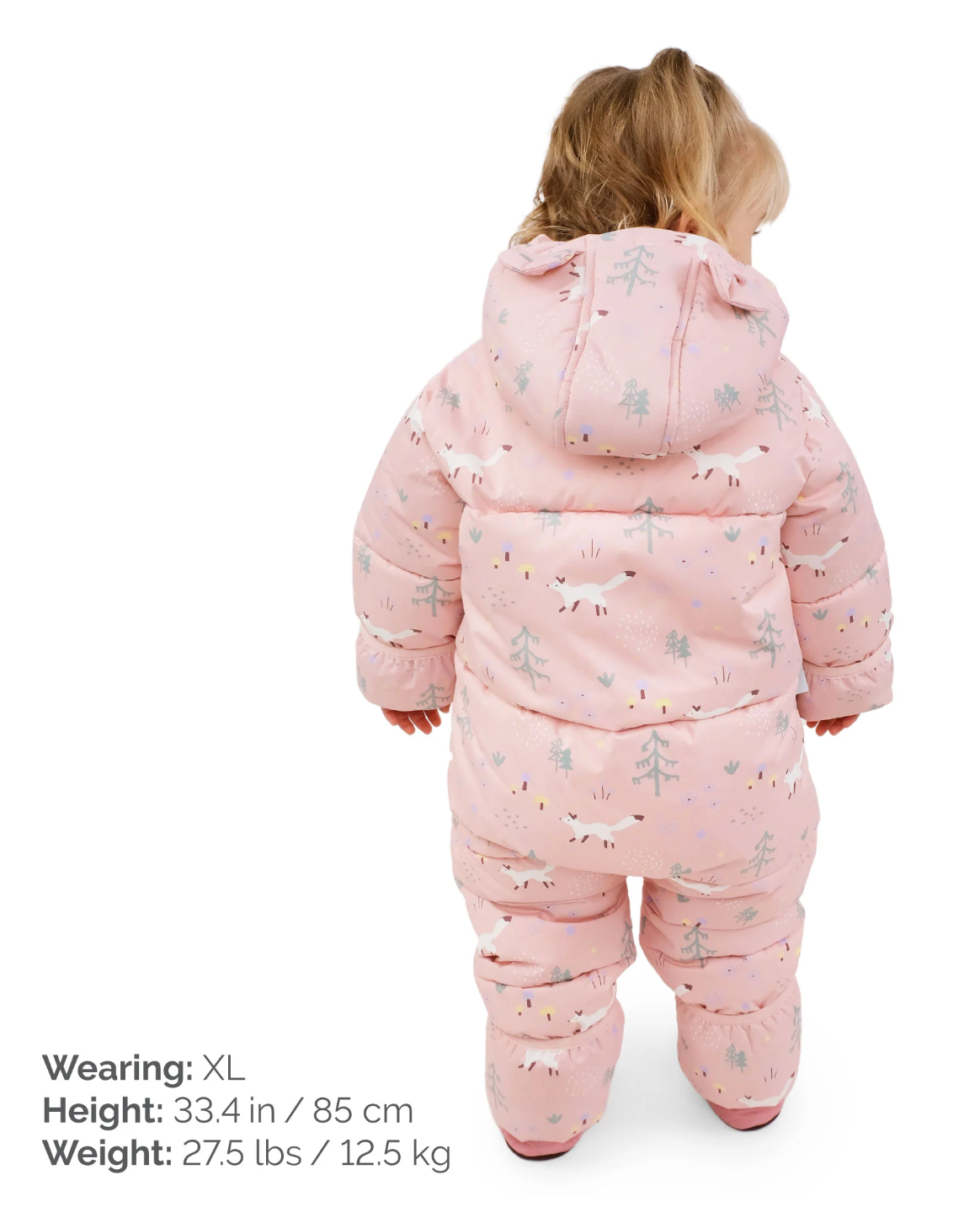 Baby Snowsuit - Pink Forest