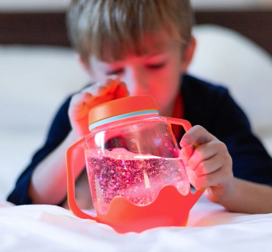 Sensory Play Jar - Lady Bug