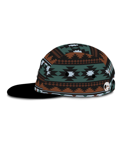 South West Five Panel Hat - Black