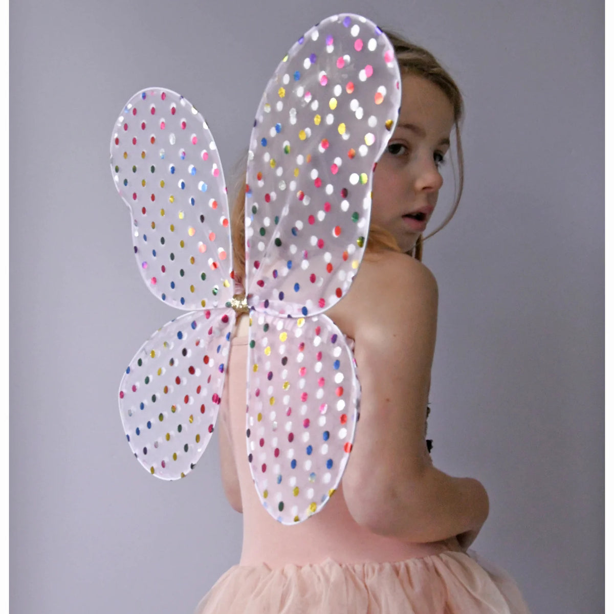 Play Pretend Fairy Wings - Rainbow Spotty (3-10 years)