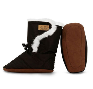Stay-Put Winter Booties - Black