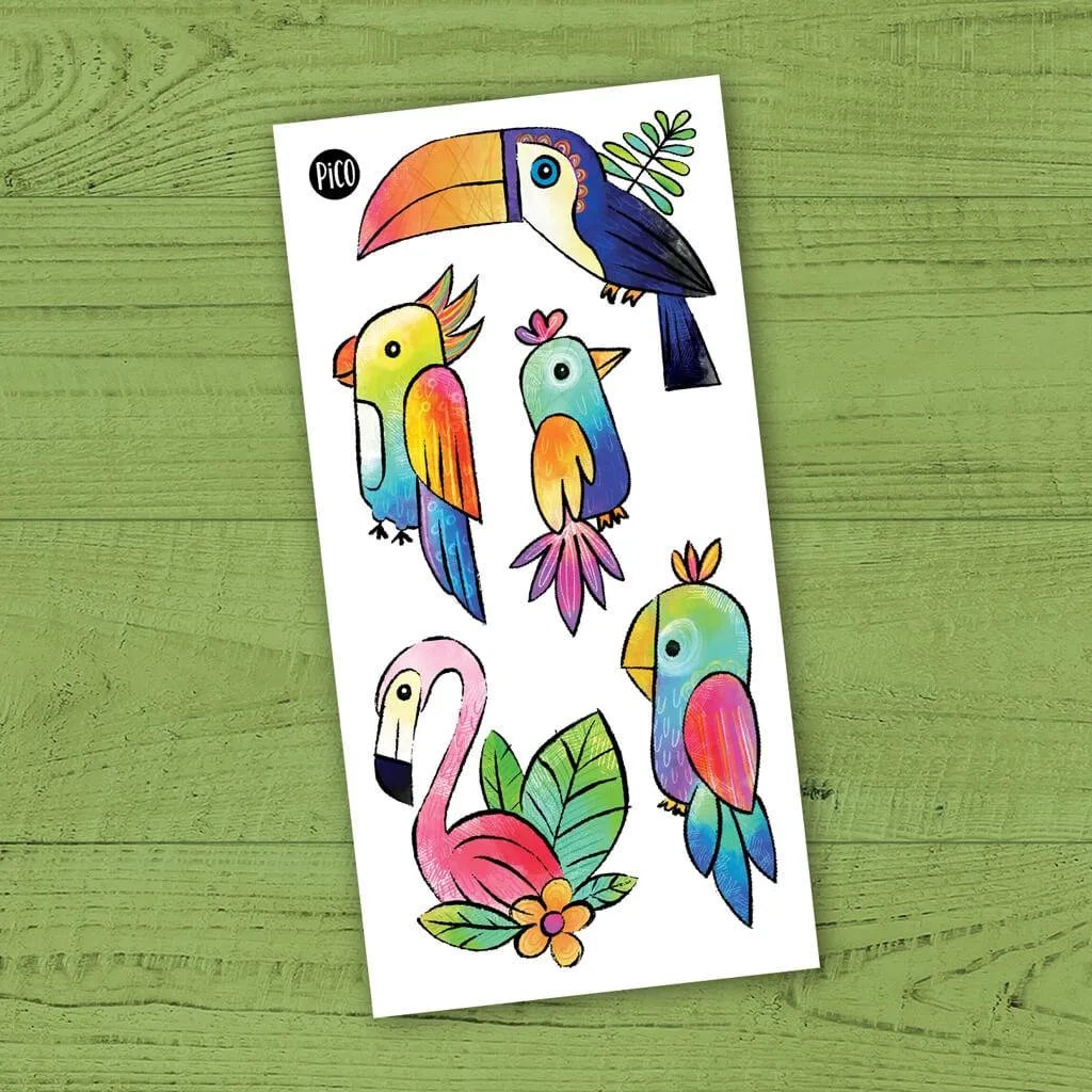 Temporary Tattoos - Miguel the Toucan