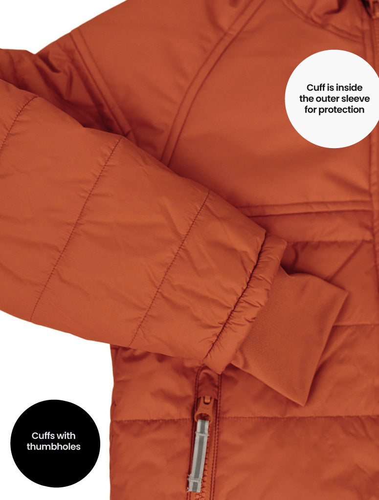 Hydracloud Puffer Jacket - Burnt Orange