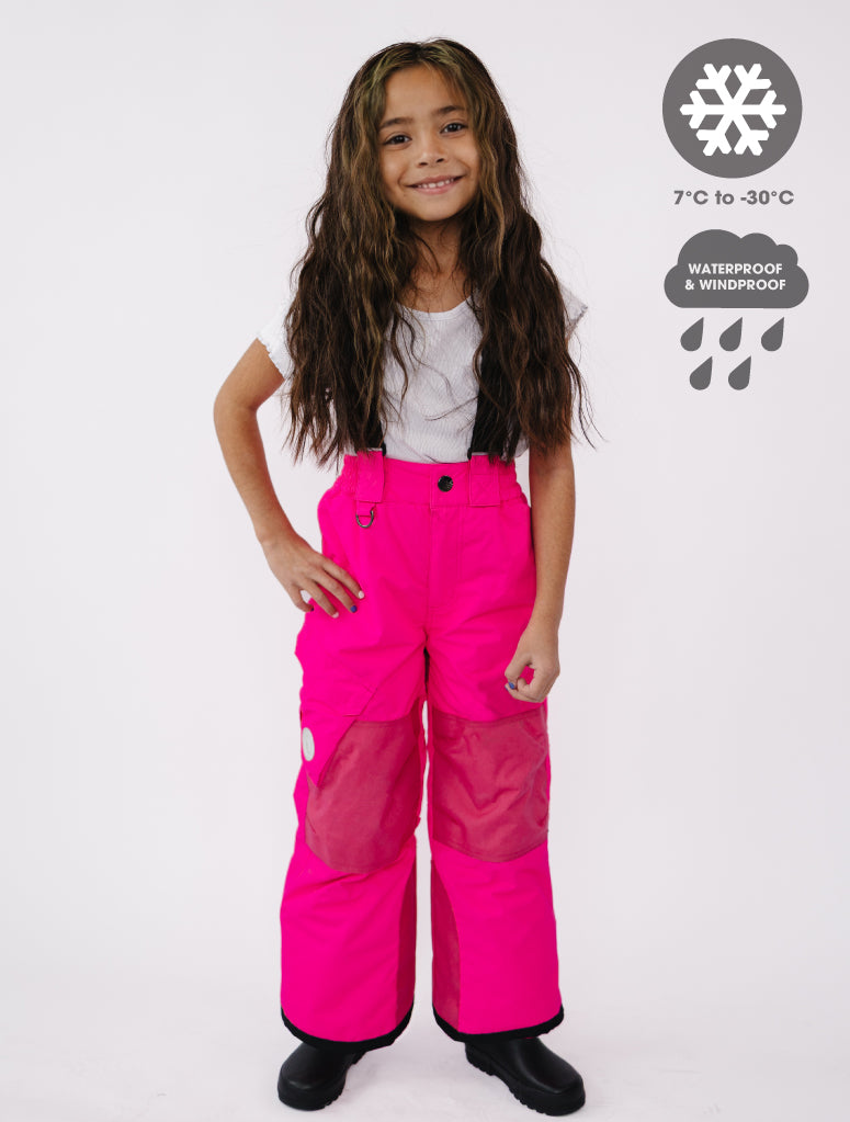 Snow Pants - Neon Pink