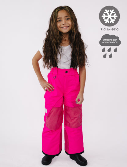 Snow Pants - Neon Pink