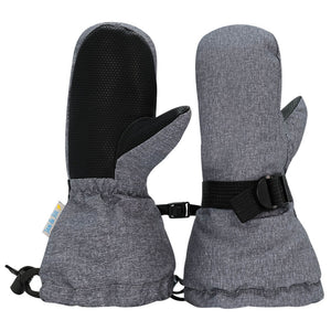 Waterproof Mittens - Heather Grey