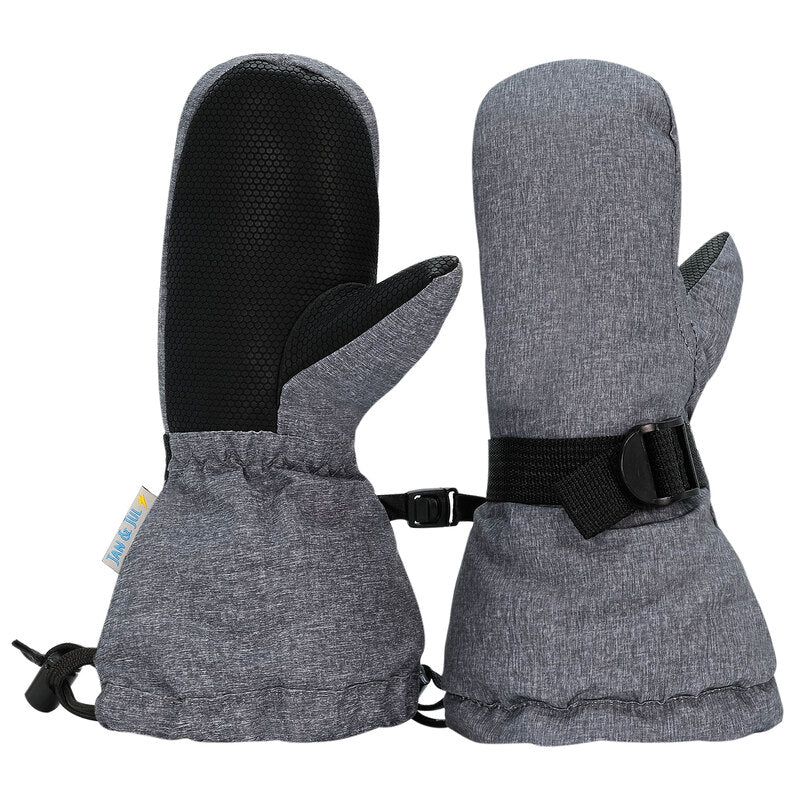 Waterproof Mittens - Heather Grey