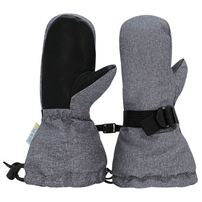 Waterproof Mittens - Heather Grey