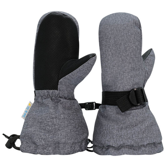 Waterproof Mittens - Heather Grey