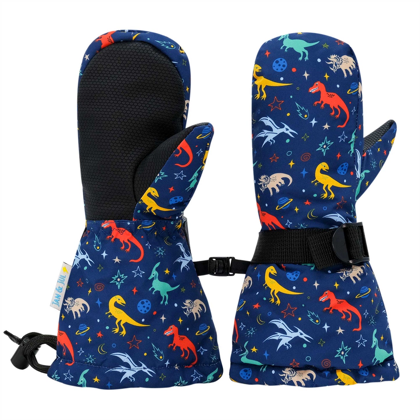 Waterproof Mittens - Space Dinos