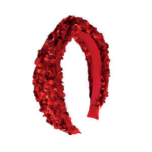 Bow Headband - Sequin Velvet
