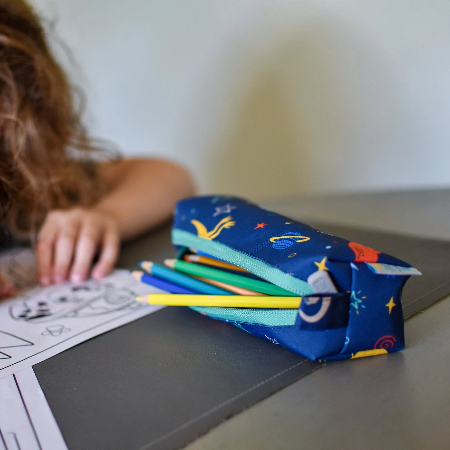 Pencil Case - Space Dinos