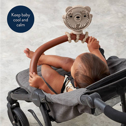 Itzy Breeze 3-Speed Stroller Fan - Taupe