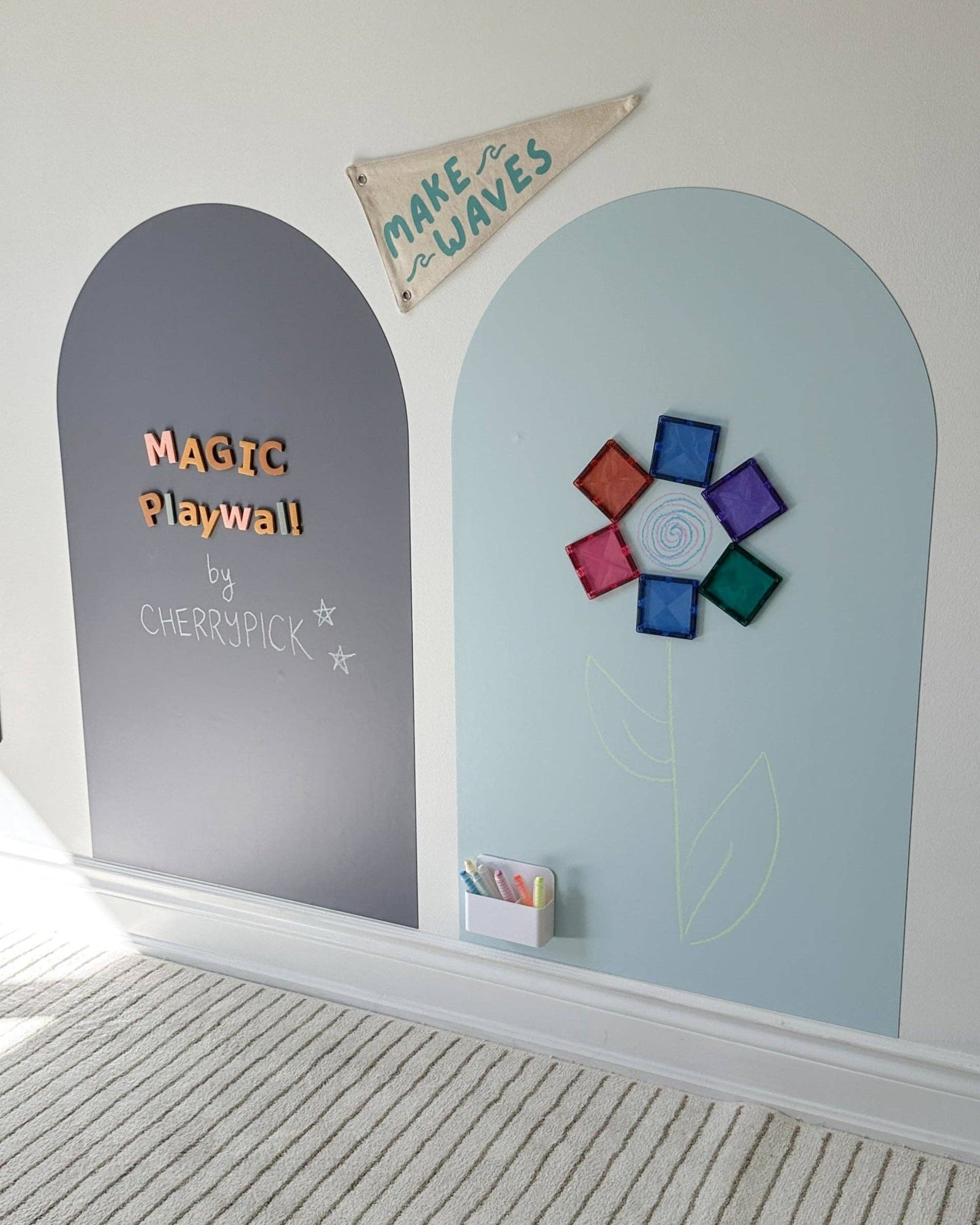 Magic Playwall - Arch Magnetic Wall Decal for Kids