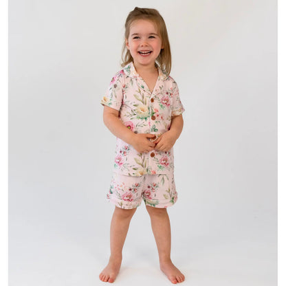 Classic Short-Sleeve PJ Set - Floral Bliss