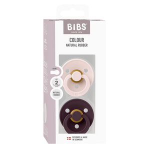 BIBS Pacifier 2PK - Petal/Plum